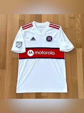Chicago Fire Jersey Adidas 2018 Away Motorola Youth XL Mihailovic 14
